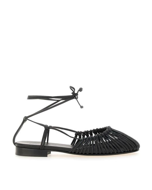 Hereu White Mantera" Sandals