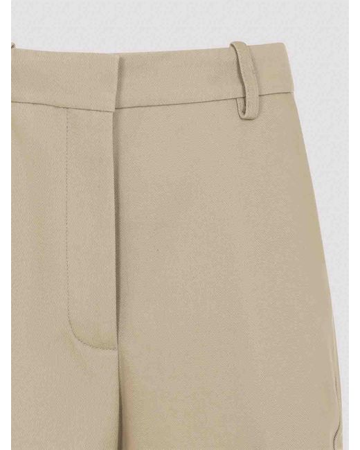 Givenchy Natural Cotton And Wool Pants