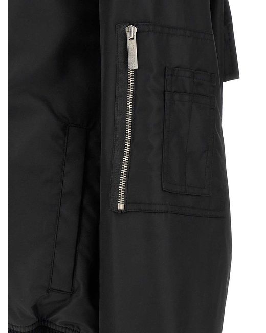 44 Label Group Black Outer Bomber Jacket for men