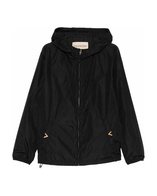 Valentino Garavani Black Giubbino Vgold for men