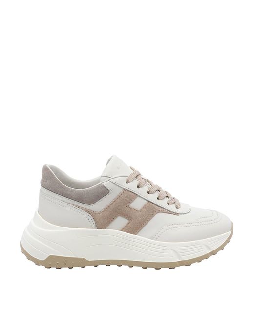 Hogan White Hi-Fi Sneakers