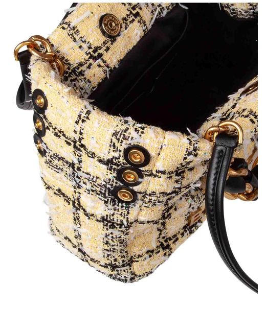 Balmain Metallic 1945 Soft Cabas Small Shopping Bag