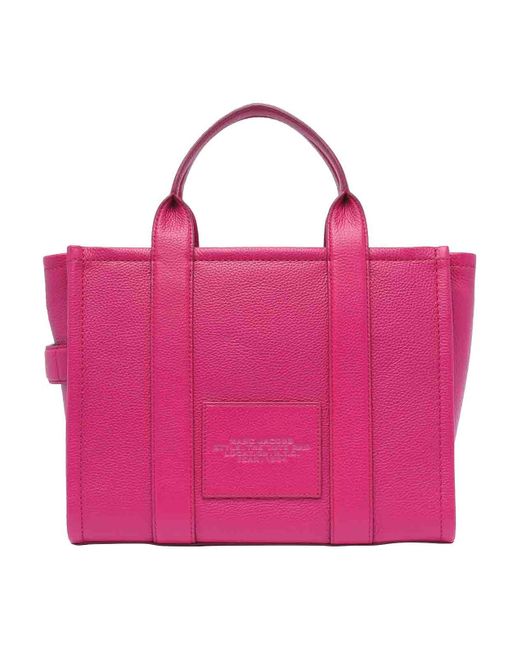 Marc Jacobs Pink The Leather Medium Tote Bag