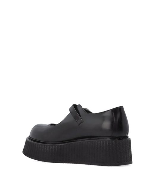 Moschino Black Mary Jane Wedge