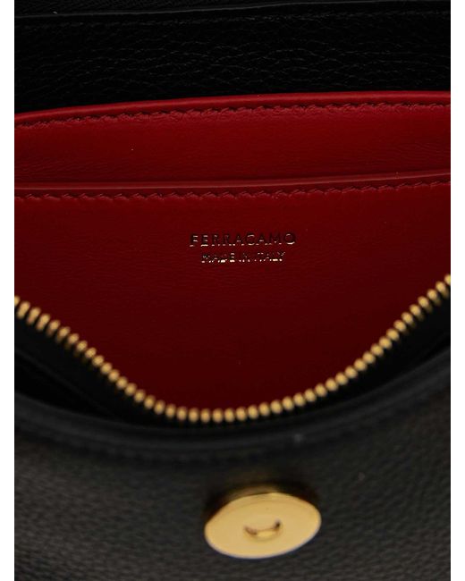 Ferragamo Black Gabry Shoulder Bag