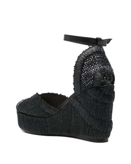 Castaner Black Espadrilles