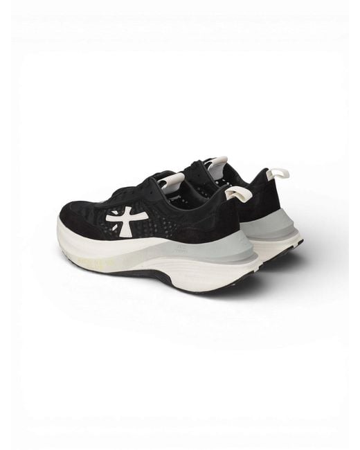 Premiata White Sneakers Nero
