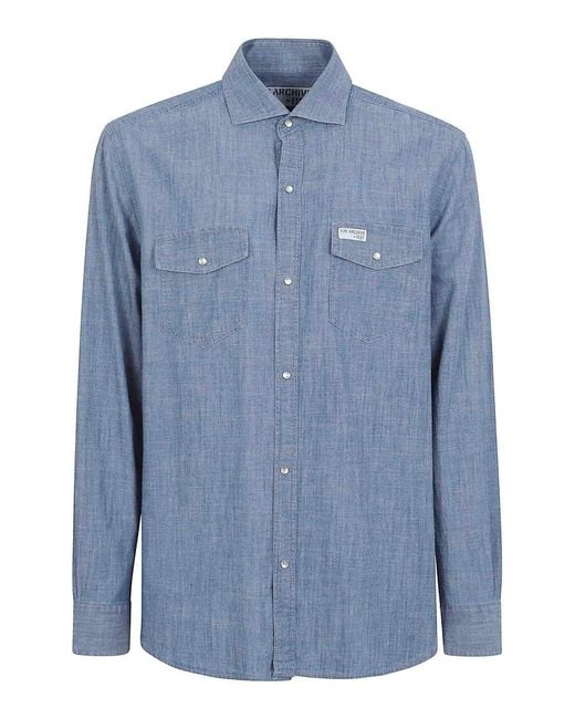Fay Blue Shirt for men