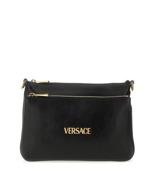 Versace Black Shoulder Bag Tag for men