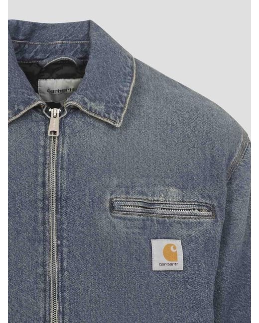 Carhartt Blue Og Detroit Jacket for men