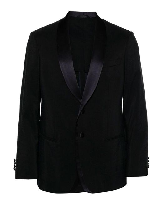 Giorgio Armani Black Casual Jacket for men