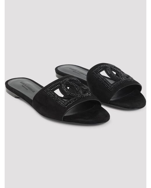 Dolce & Gabbana White Slides
