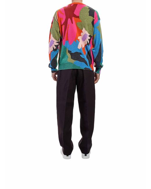 Paul Smith White River Collage Sweater for men