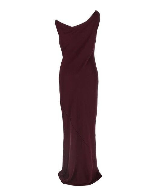 Norma Kamali Purple 'maria' Dress