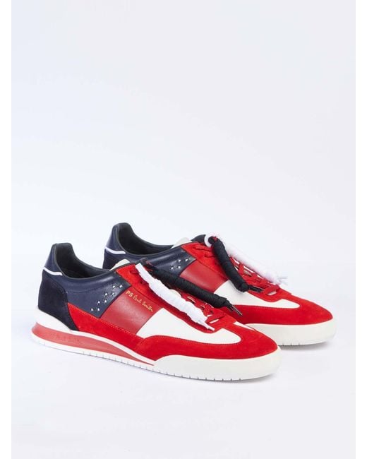 Paul Smith Red Sneakers Dover Usa for men
