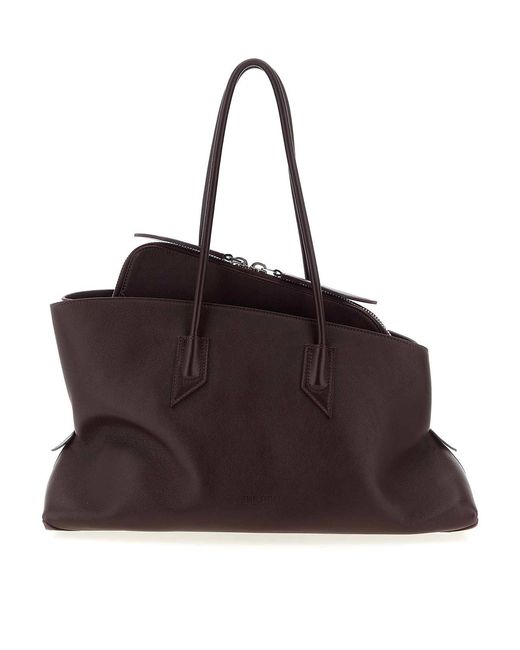 The Attico Brown La Passeggiata Medium Shoulder Bag