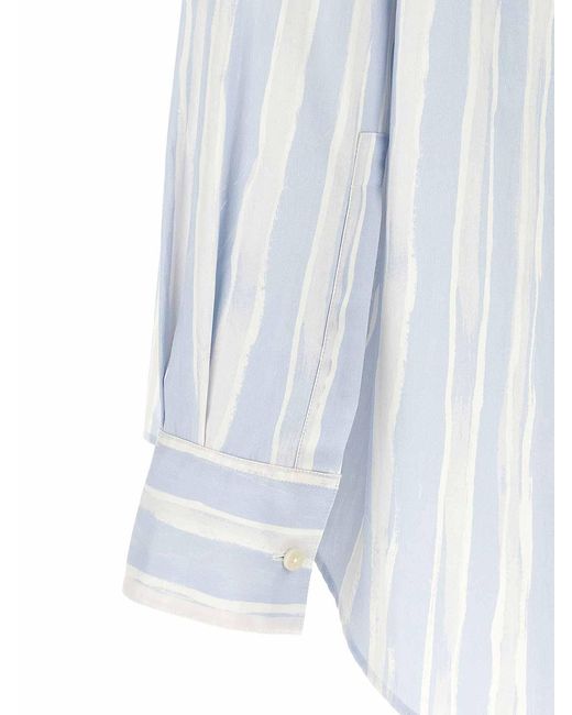 Jacquemus Blue La Chemise Camargue Shirt for men
