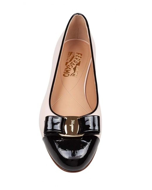 Ferragamo White Dancer Varina