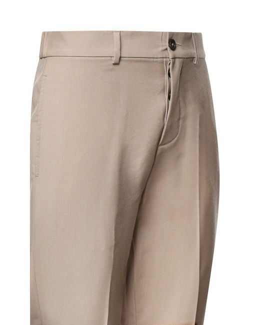Grifoni Natural Virgin Wool Trousers for men