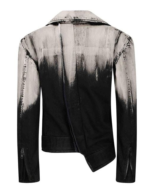 Yohji Yamamoto Black Asm Biker Jacket