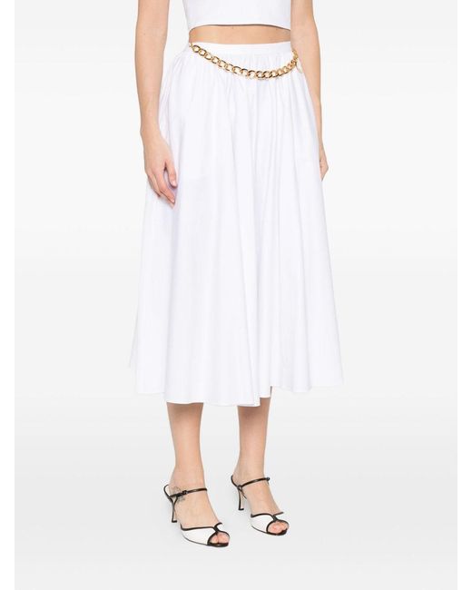Elisabetta Franchi White Skirt