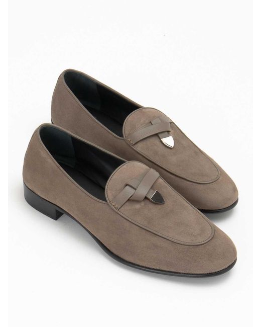 Giuseppe Zanotti Gray Loafer for men