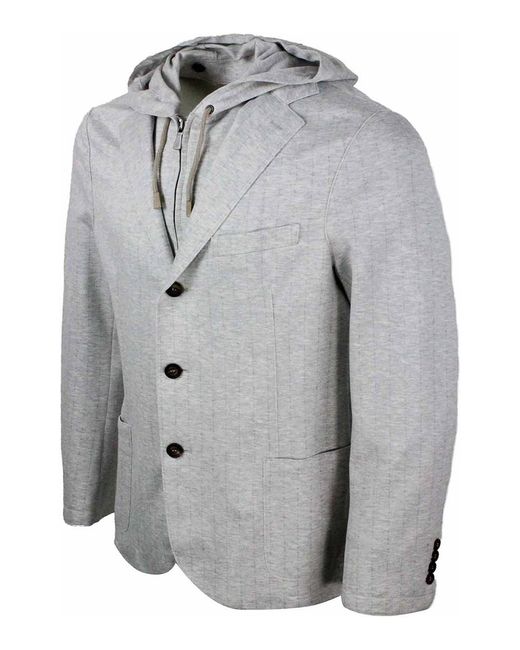 Eleventy Gray Jackets 62Vi 26Pl 4Ea for men