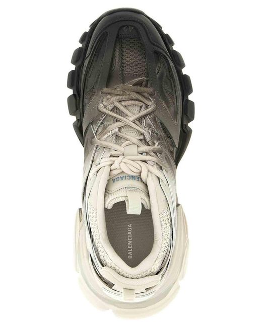 Balenciaga Gray Track Gradient Sneakers for men