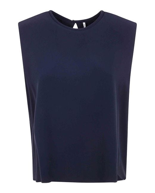 Liviana Conti Blue Blouse