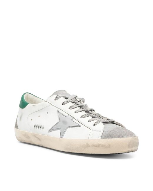 Golden Goose Deluxe Brand White Super-Star Sneakers for men