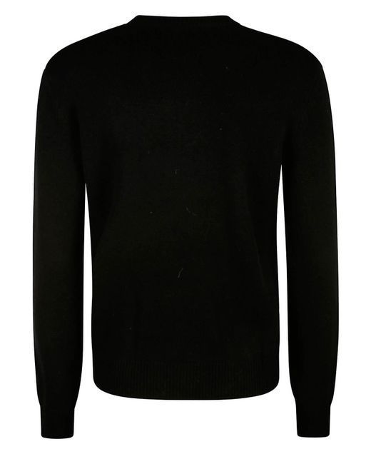 Mc2 Saint Barth Black Wool Pullover