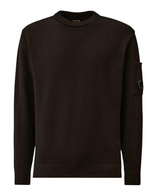 C P Company Black Pullover for men