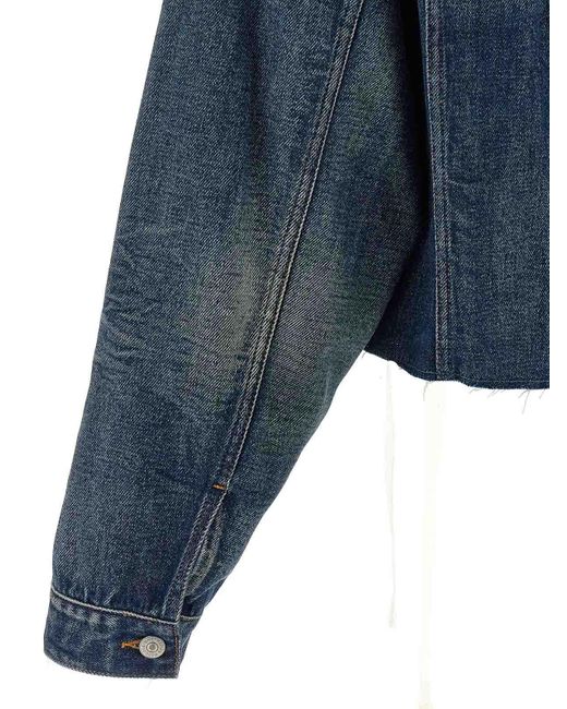 MM6 by Maison Martin Margiela Blue Tape Denim Jacket