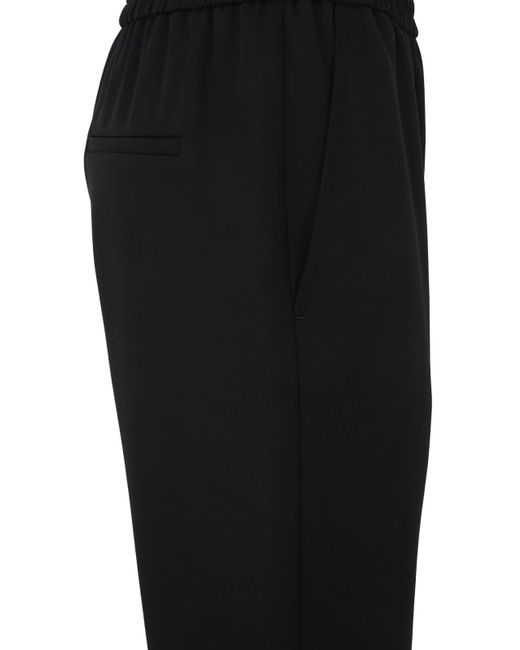 Giorgio Armani Black Cropped Trousers