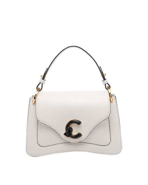 Coccinelle White C-Me Handbag