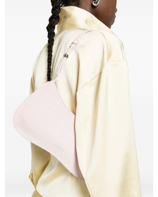 Jacquemus Pink Le Bisou Leather Shoulder Bag