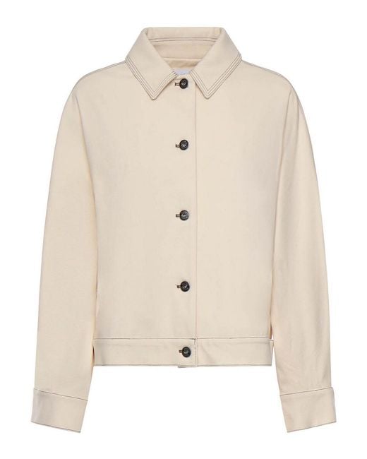 Max Mara Natural Jersey Overshirt Jacket