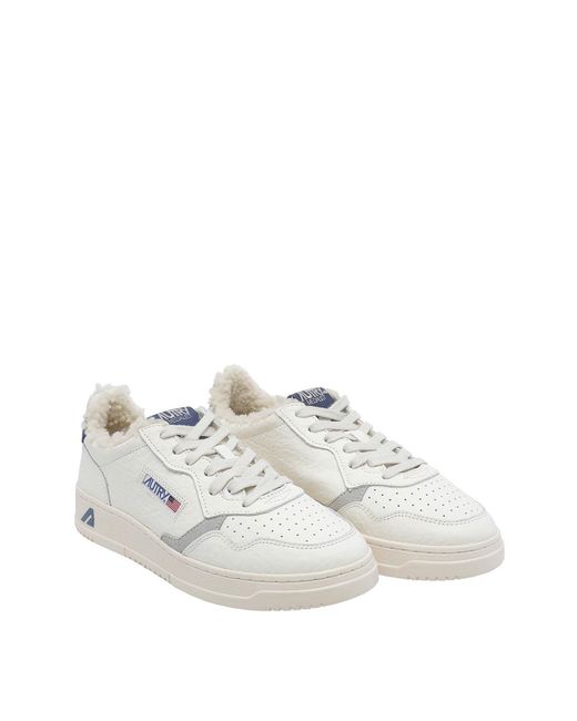 Autry White Medalist Shr Sneakers for men