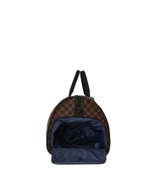 Sprayground Black Machine Francaise Duffle for men