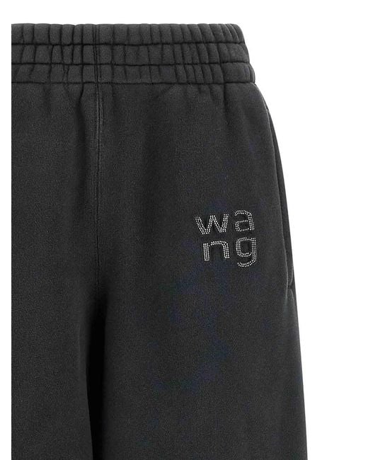 T By Alexander Wang Black Joggers