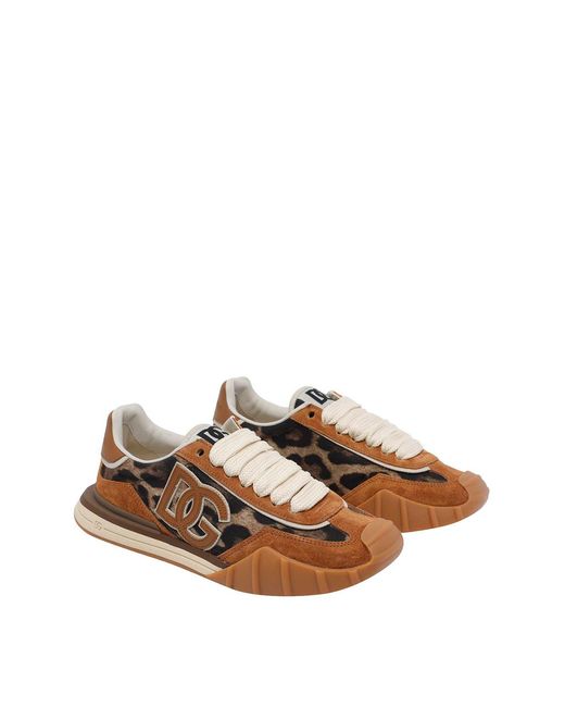 Dolce & Gabbana Brown Sneakers