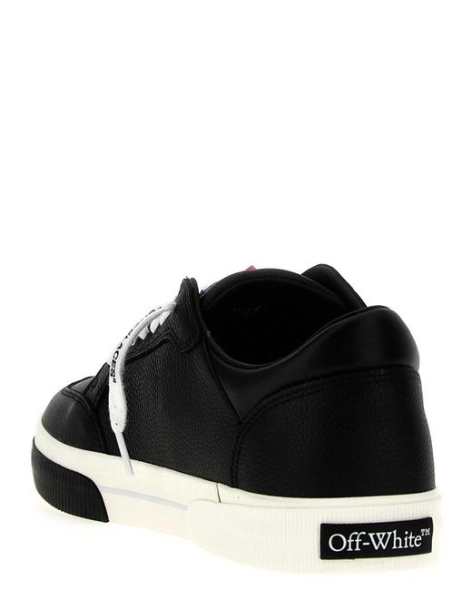 Off-White c/o Virgil Abloh Black New Low Vulcanized Sneakers for men