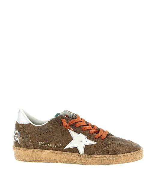 Golden Goose Deluxe Brand Brown 'Ball Star' Sneakers for men