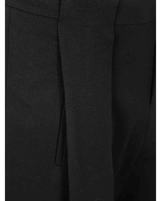 Balmain Black Pleated Gdp Pants for men