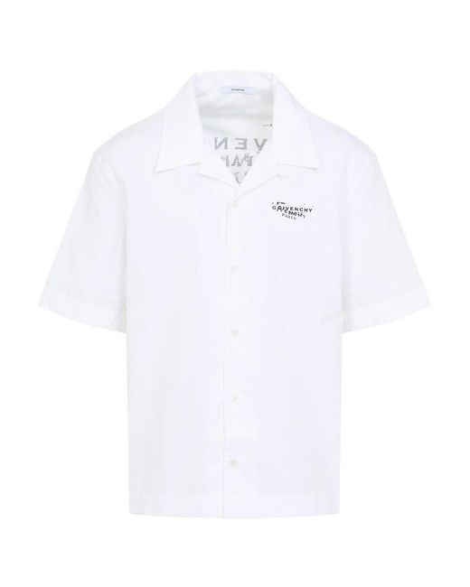 Givenchy White Classic Cotton Shirt For for men