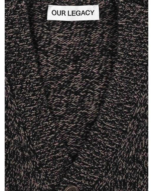 Our Legacy Black Cardigan for men