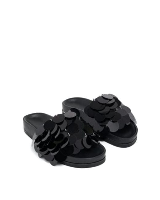 Rabanne Black Slipper