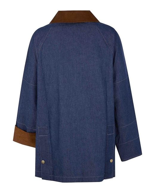 Barbour Blue Asker Casual Jacket
