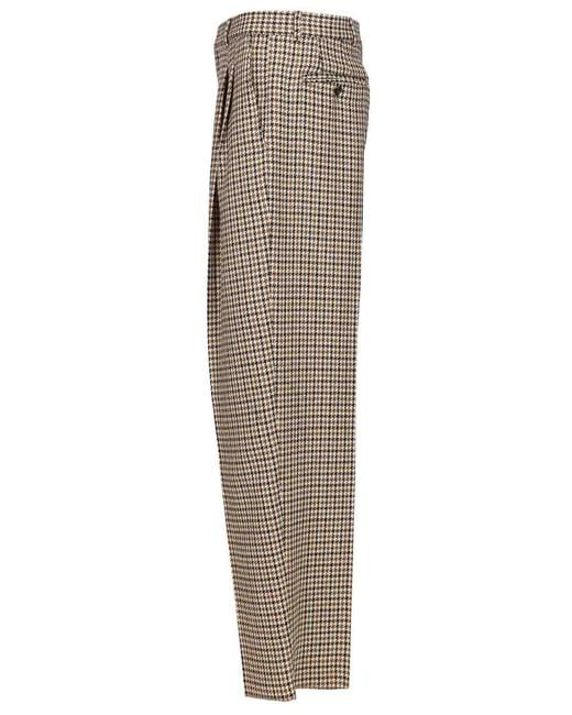 Emporio Armani Gray Tailored Trousers for men