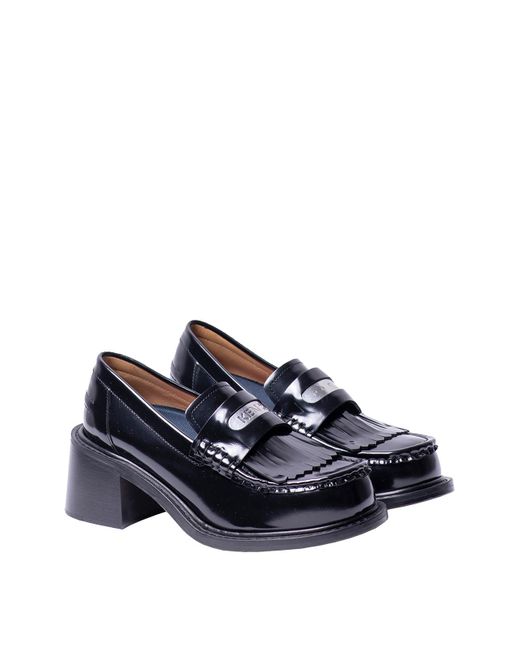 KENZO Blue Smile Heeled Loafers